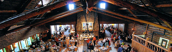Old Faithful Dining Hall - Yellowstone National Park